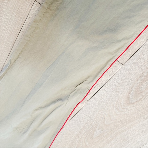 Calvin Klein Khaki Chinos with Red Stripe - Picture 4 of 11